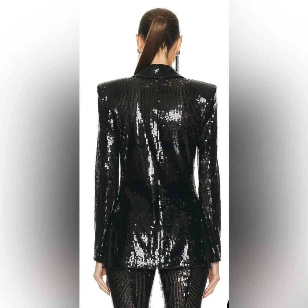 Sequin Fitted Blazer - Picture 3 of 13